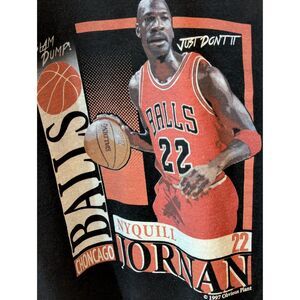 Vintage 1997 Parody Sweatshirt XL Michael Jordan Bulls Spoof by Obvious Plant